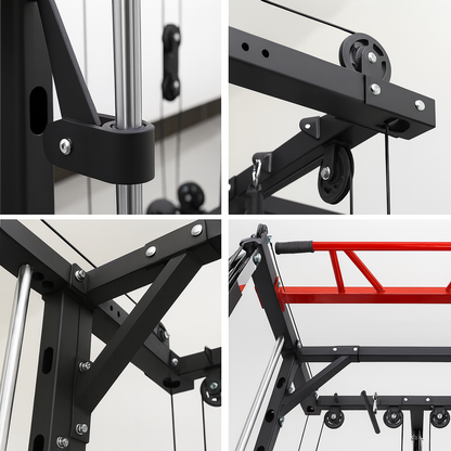 IronReign X7 Pro Multi-Use Squat Rack & Functional Trainer