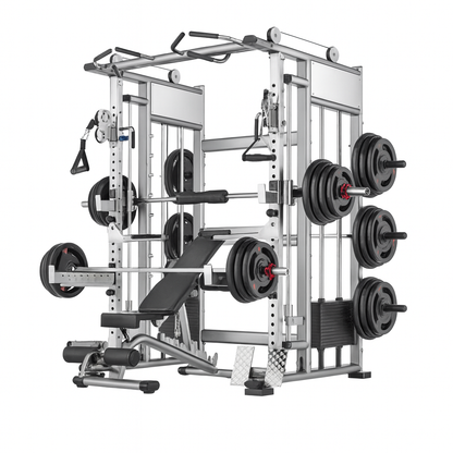 SteelTitan MX9000 All-In-One Multi-Use Squat Rack & Functional Trainer
