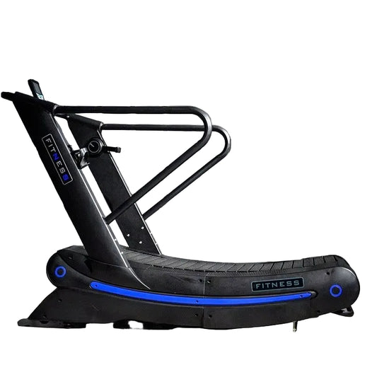 Fitness Gym Equipment Unpowered Air Runner Curved Treadmill Machine Unplugged Manual Treadmill for Compact Gym Setup