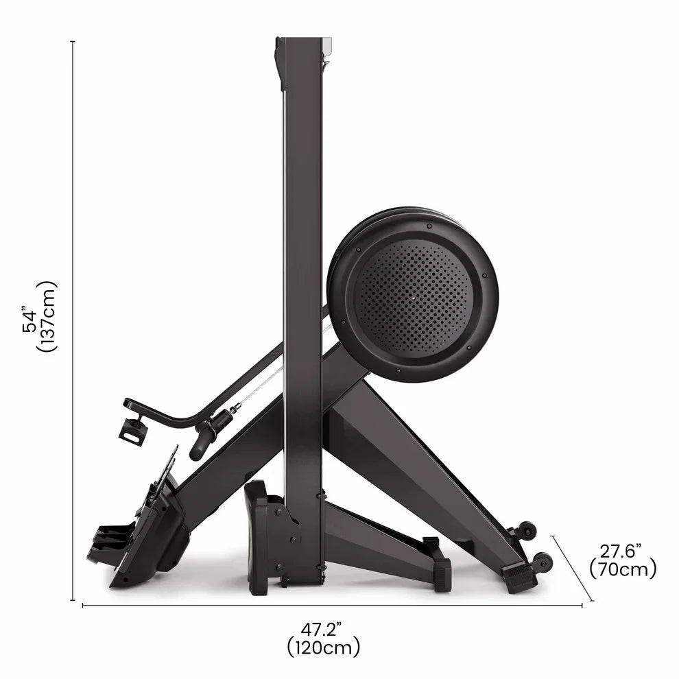Dash Air Magnetic Rowing Machine for Home, Dual Air and Magnetic Resistance, APP Connectivity