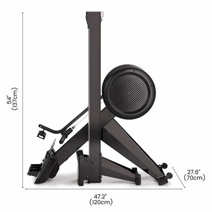 Dash Air Magnetic Rowing Machine for Home, Dual Air and Magnetic Resistance, APP Connectivity