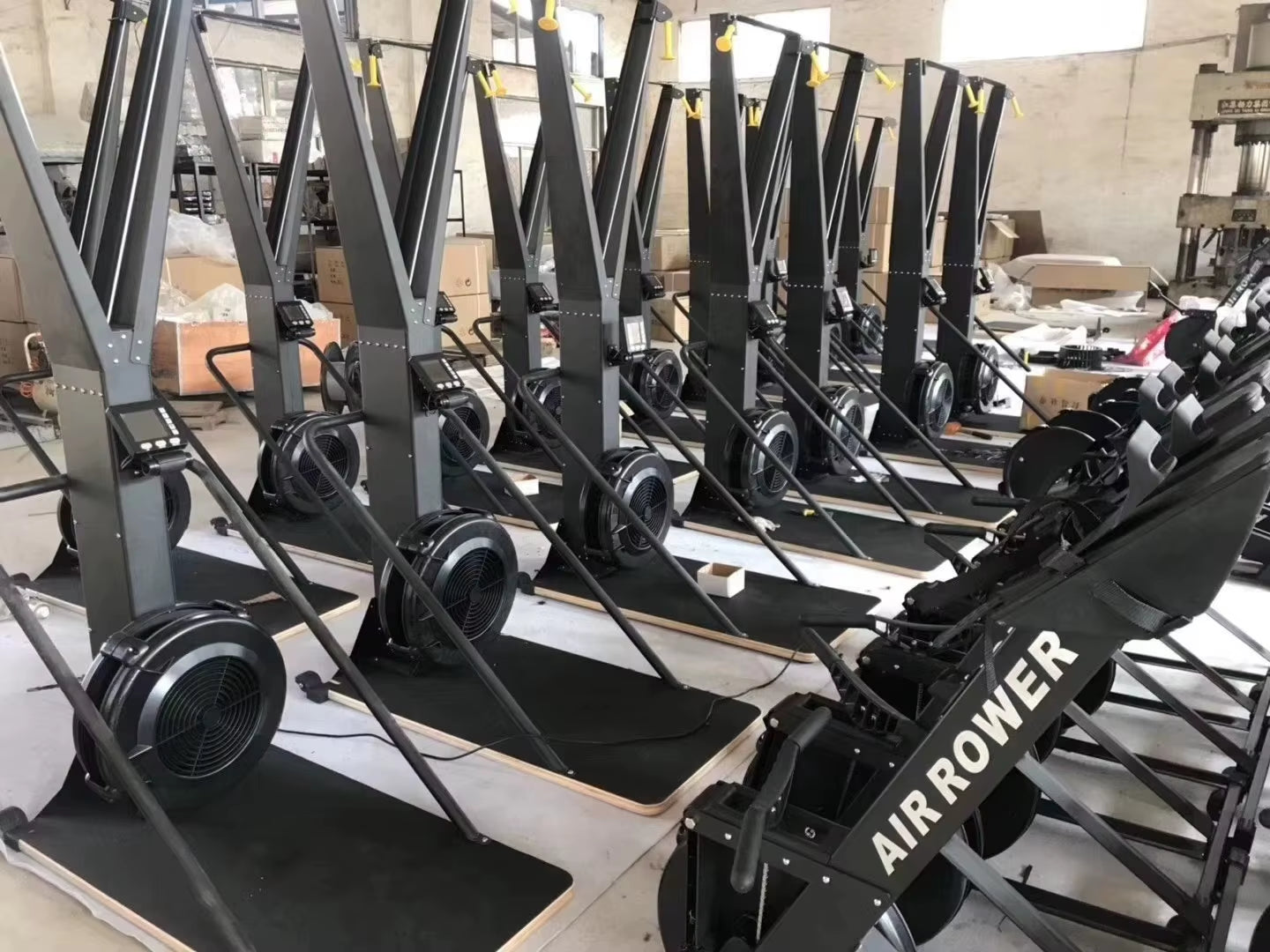 Adult Fitness Ski Equipment Gym and Home Ski Machine/Gym Cardio Fitness Rowing Machine Ski Trainer