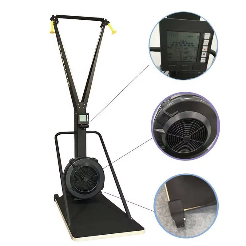 Adult Fitness Ski Equipment Gym and Home Ski Machine/Gym Cardio Fitness Rowing Machine Ski Trainer