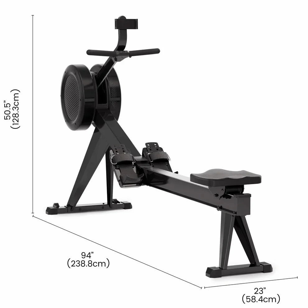 Dash Air Magnetic Rowing Machine for Home, Dual Air and Magnetic Resistance, APP Connectivity