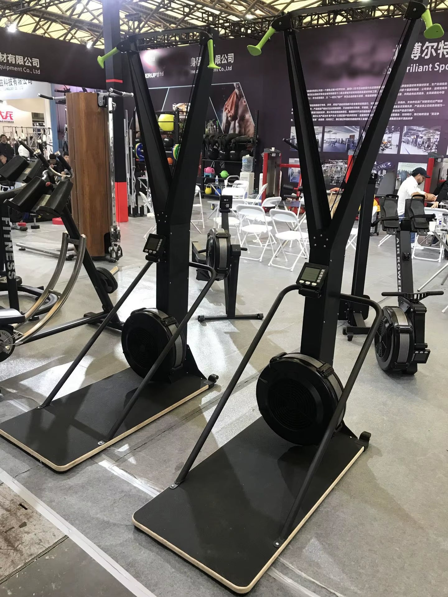 Adult Fitness Ski Equipment Gym and Home Ski Machine/Gym Cardio Fitness Rowing Machine Ski Trainer